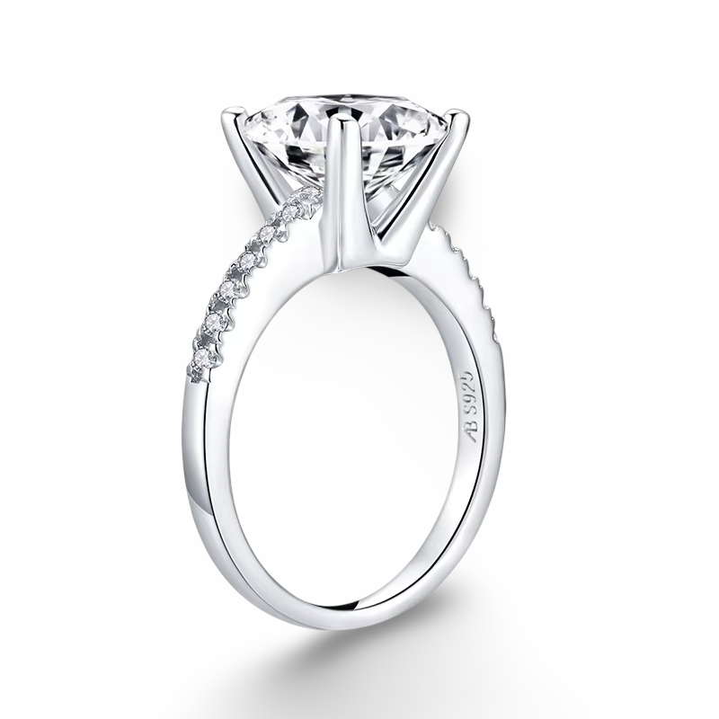 Cushion Cut Engagement Ring, 3.25 Carats