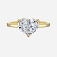 2.5 Carat, Heart Shape, Promise Ring