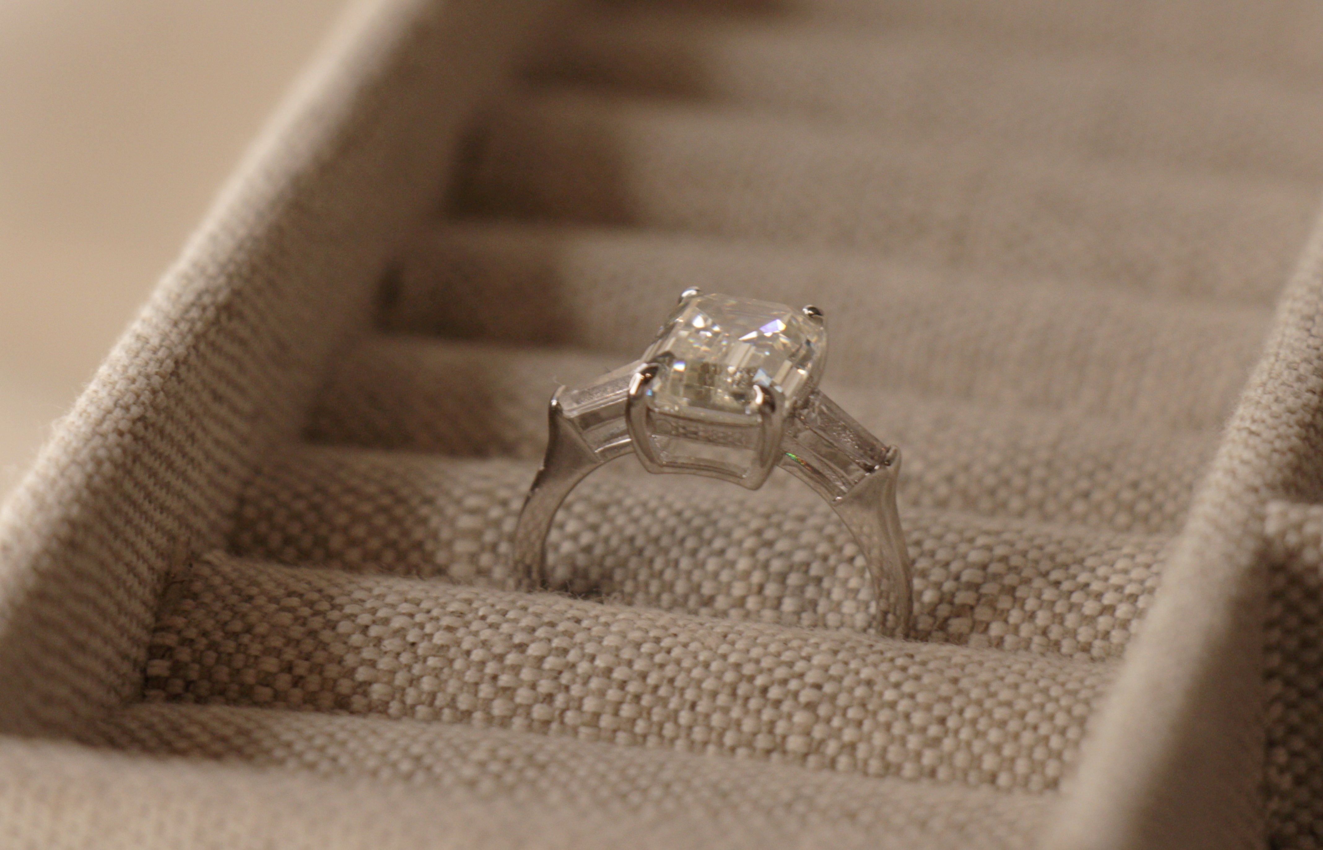 Material Good | Radiant Cut Solitaire Engagement Ring