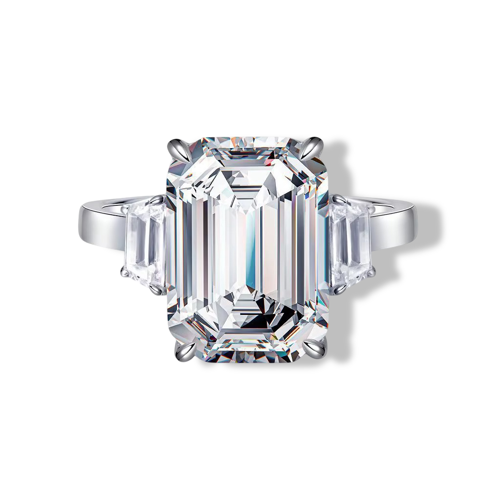 Kim Kardashian, Emerald Cut Engagement Ring, 10 Carats