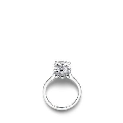 Hailey Bieber, Oval Cut Ring, 6 Carats, Gold