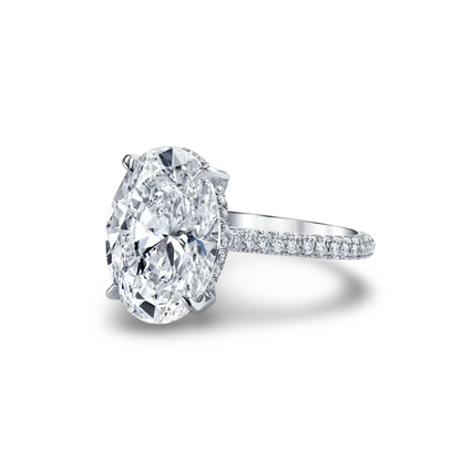 Lady Gaga, Oval Shape Engagement Ring, 5 Carats