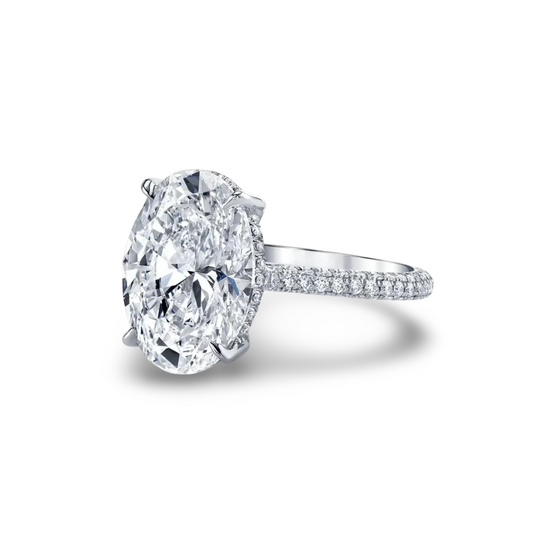 Lady Gaga, Oval Shape Engagement Ring, 5 Carats