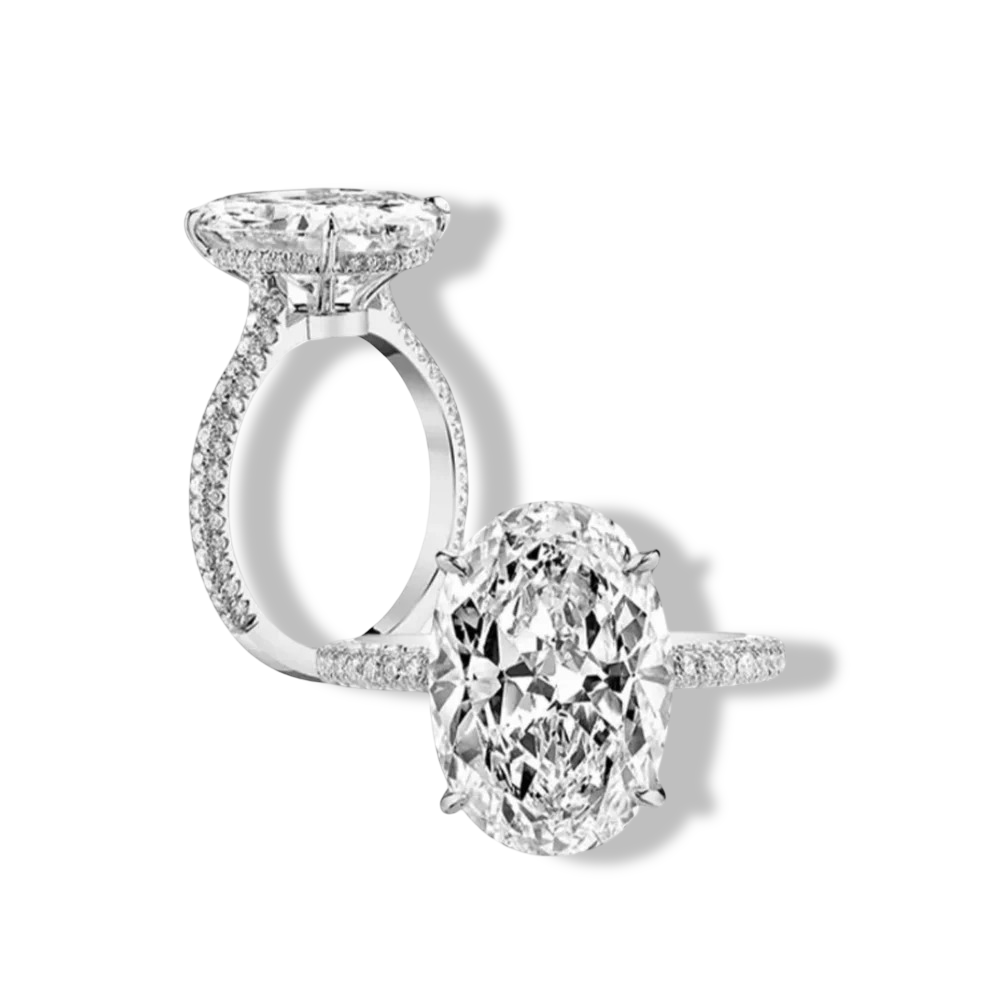 Lady Gaga, Oval Shape Engagement Ring, 5 Carats