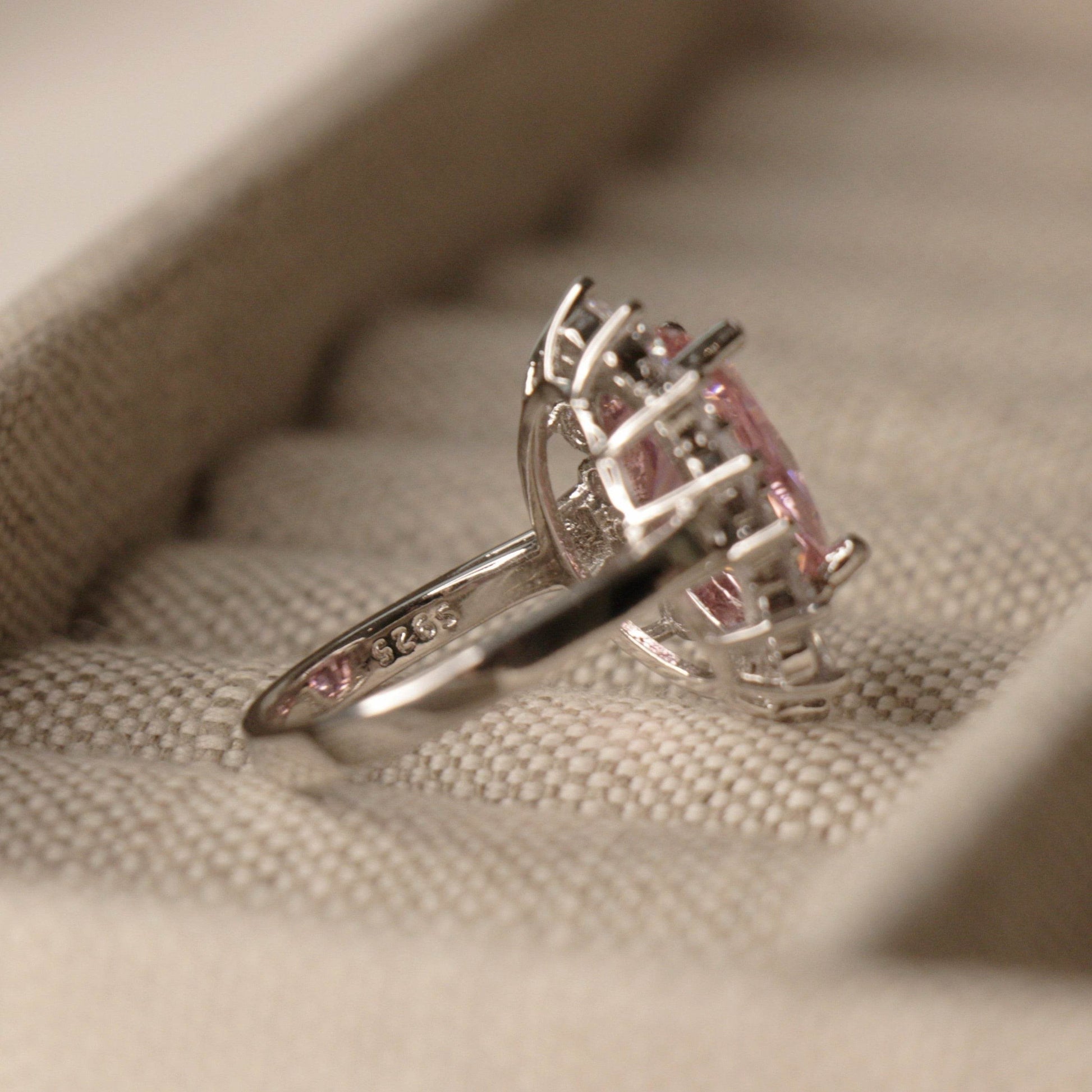 Lady Gaga's Engagement Ring, Pink Oval Sapphire, 6 Carats - MargalitRings