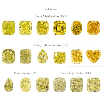 10 Carat, Fancy Intense Yellow, Princess Cut, Cocktail Ring - MargalitRings