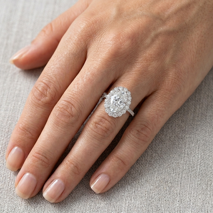 Oval Cut, Cocktail Ring For Her, 5 Carat Ring