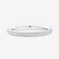 Frida Aasen, 3 Row Micro Pave Eternity Band