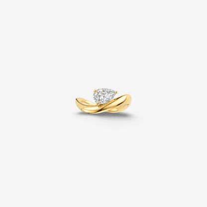 Pear Shape Engagement Ring, 2 Carats - MargalitRings