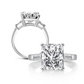 princess cut, 5 carat ring, cushion cut, engagement ring, silver band, baguettes, travel ring, vacation ring