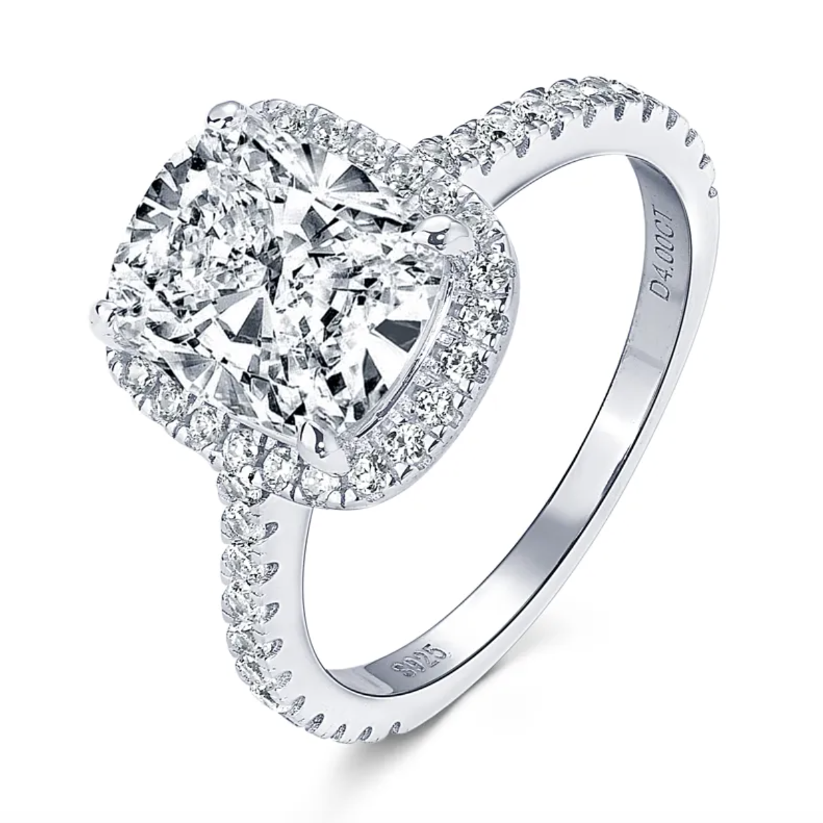 Cut Diamond Good Quality Fake Engagement Rings For Women Real Diamond ...