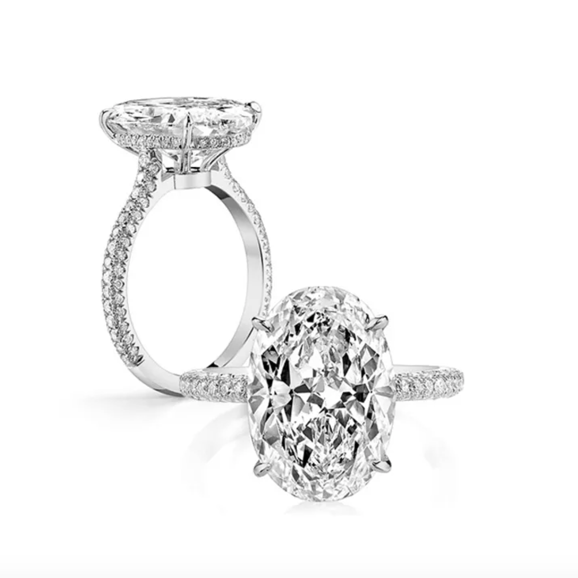 Blake Lively Engagement Ring, 5 Carats, Rose Gold Affordable