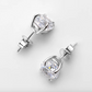 oval cut 2.5 carat bridal wedding day earrings for brides by margalit rings side view
