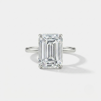 Sofia Richie Engagement Ring, Emerald Cut, 6 Carats