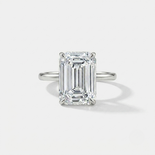 Sofia Richie Engagement Ring, Emerald Cut, 6 Carats