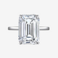 Sofia Richie Engagement Ring, Emerald Cut, 6 Carats