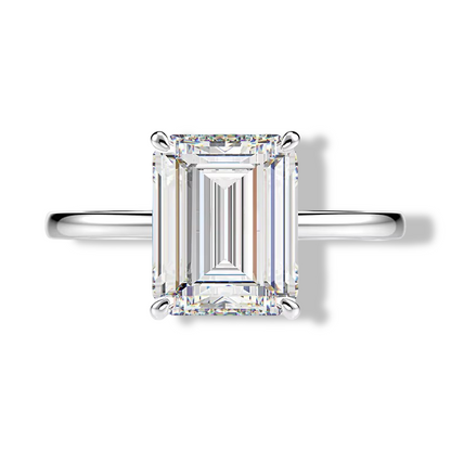 Amal Clooney Emerald Cut Engagement Ring