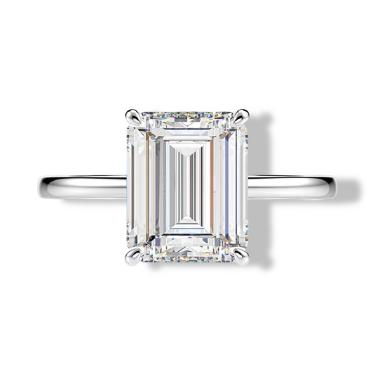 Sofia Richie Grainge Engagement Ring, Emerald Cut