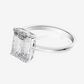 Sofia Richie Grainge Engagement Ring, Emerald Cut