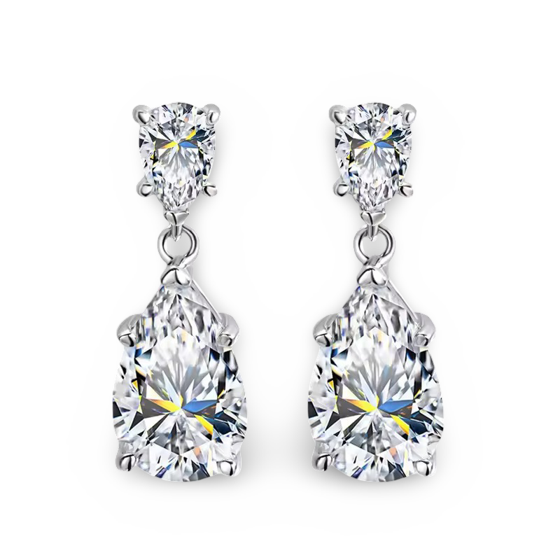 Sofia Richie Waterdrop Pear Dangle Drop, Wedding Earrings