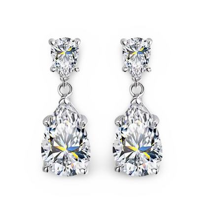 Sofia Richie Waterdrop Pear Dangle Drop, Wedding Earrings