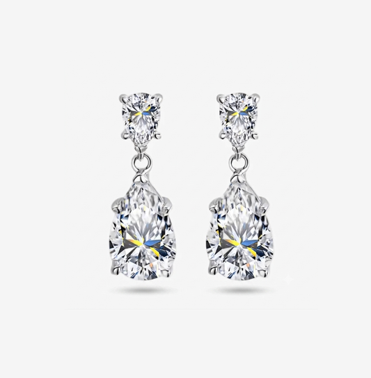 Sofia Richie Waterdrop Pear Dangle Drop, Wedding Earrings