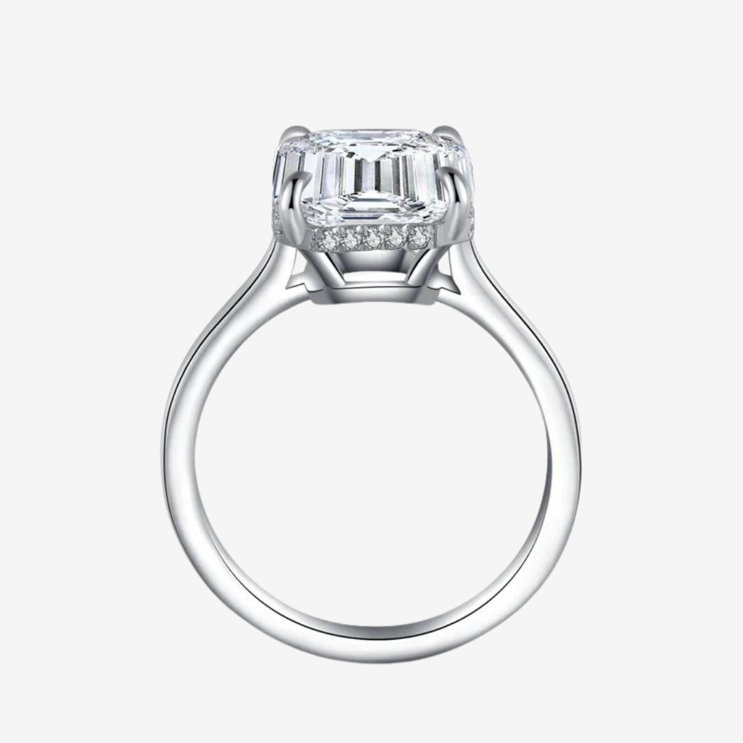Sofia Richie Engagement Ring, Emerald Cut, 6 Carats