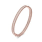 Diamond 1 Row Perlee Bangle van cleef rose gold