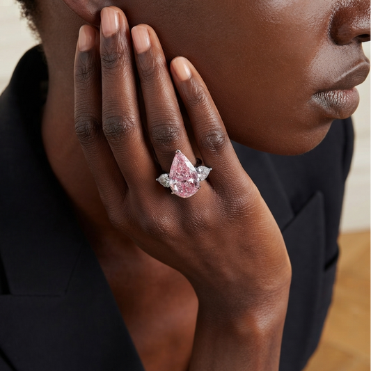 The Anna Kournikova Engagement Ring Pink