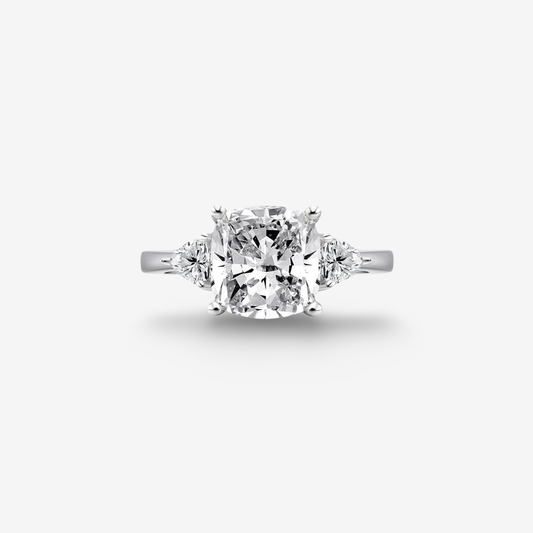 Cushion Cut Engagement Ring, 5 Carats