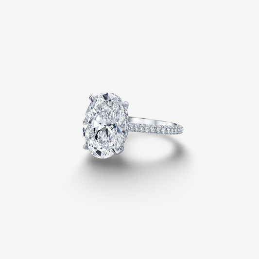 Kourtney Kardashian, Oval Shape Engagement Ring, 5 Carats
