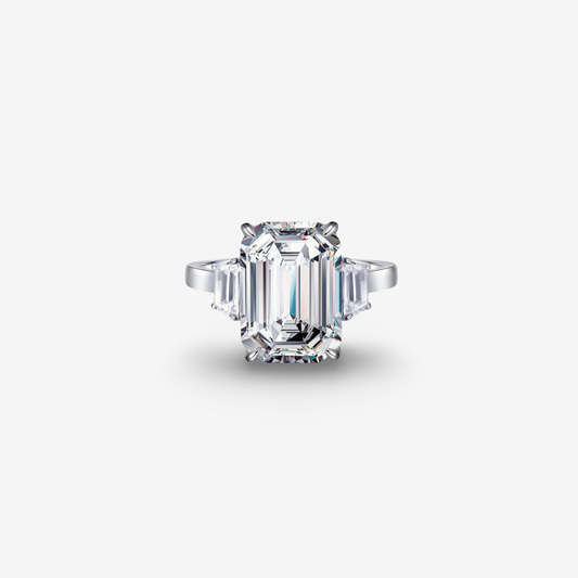 Kim Kardashian, Emerald Cut Engagement Ring, 10 Carats