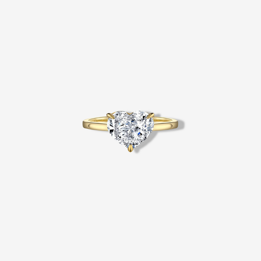 2.5 Carat, Heart Shape, Promise Ring