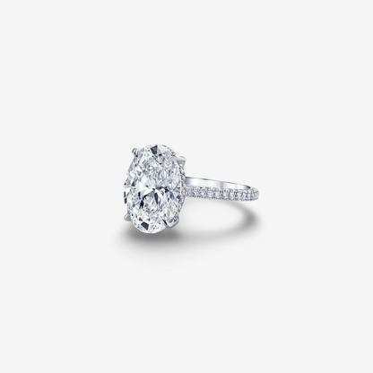 Kourtney Kardashian, Oval Shape Engagement Ring, 5 Carats