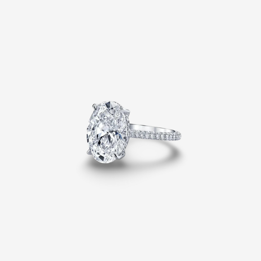 Kourtney Kardashian, Oval Shape Engagement Ring, 5 Carats