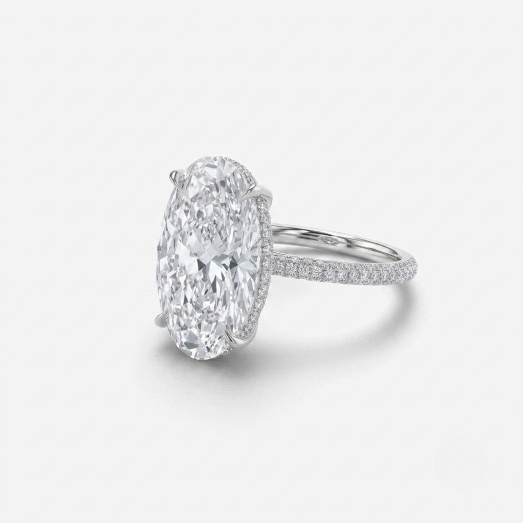 Kourtney Kardashian, Oval Shape Engagement Ring, 5 Carats