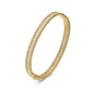 Diamond 1 Row Perlee Bangle van cleef yellow gold