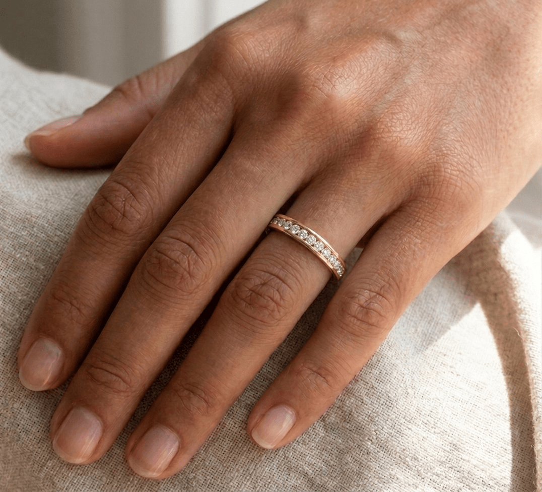 Channel Set Eternity Ring - MargalitRings