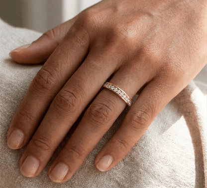 Channel Set Eternity Ring - MargalitRings