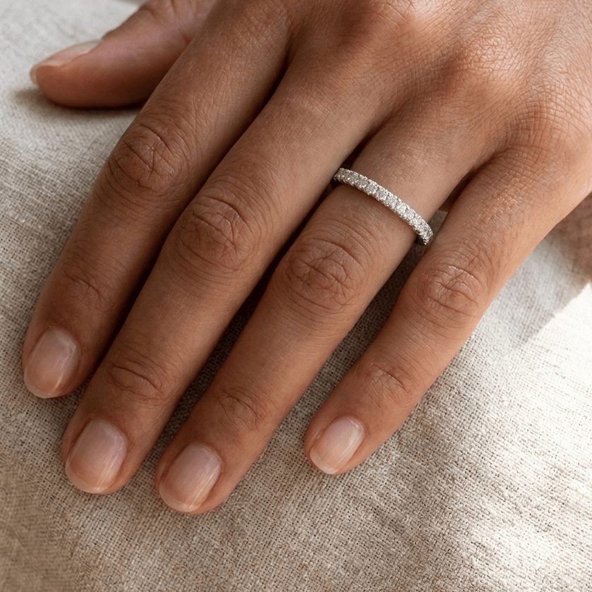 Classic Diamond Eternity Ring, Mini - MargalitRings