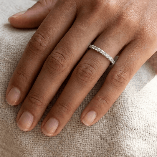 Classic Diamond Eternity Ring, Mini - MargalitRings