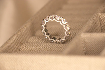 Classic Full Stack Eternity Ring - MargalitRings