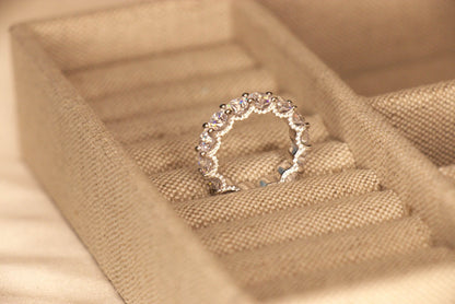 Classic Full Stack Eternity Ring - MargalitRings