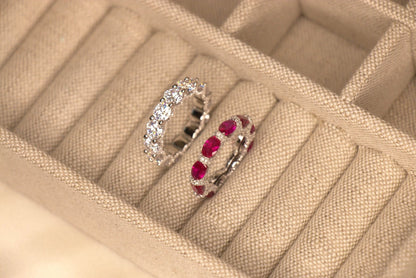 Classic Full Stack Eternity Ring - MargalitRings