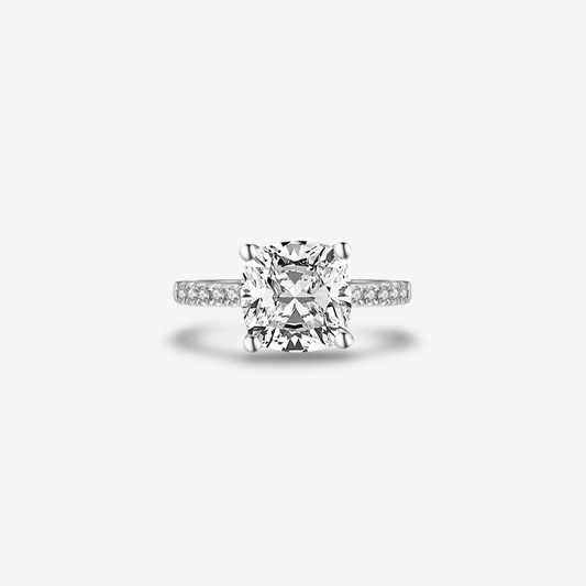 Cushion Cut Engagement Ring, 3.25 Carats - MargalitRings