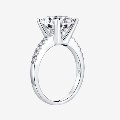 Cushion Cut Engagement Ring, 3.25 Carats - MargalitRings