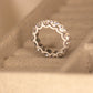 Round brilliant cut full diamond eternity ring for women