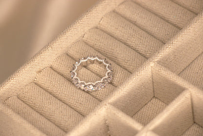full diamond eternity ring for women