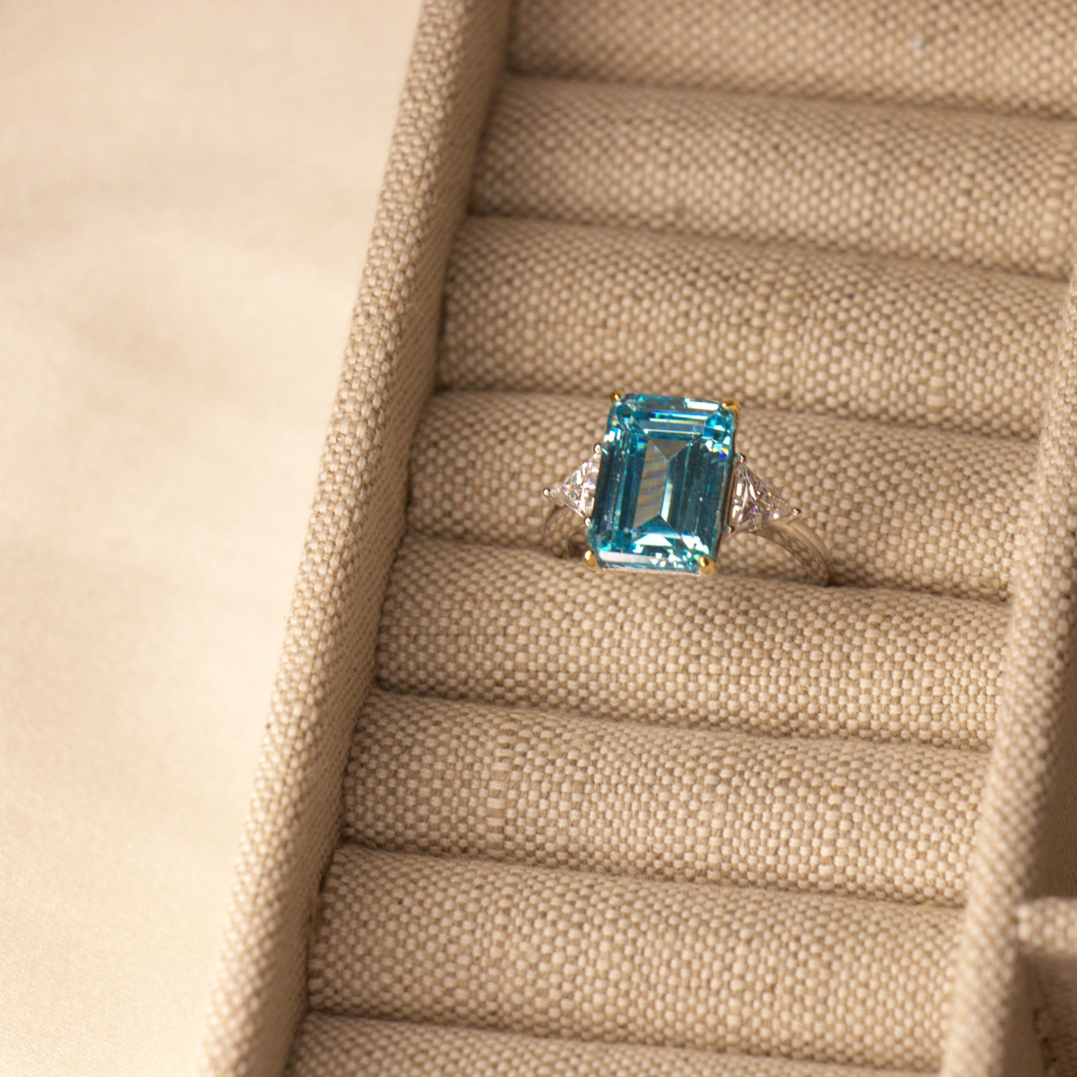 PRE- 4 ct. Pear Aquamarine Ring – Christine K Jewelry
