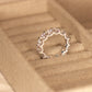 Princess cut full diamond eternity ring for women